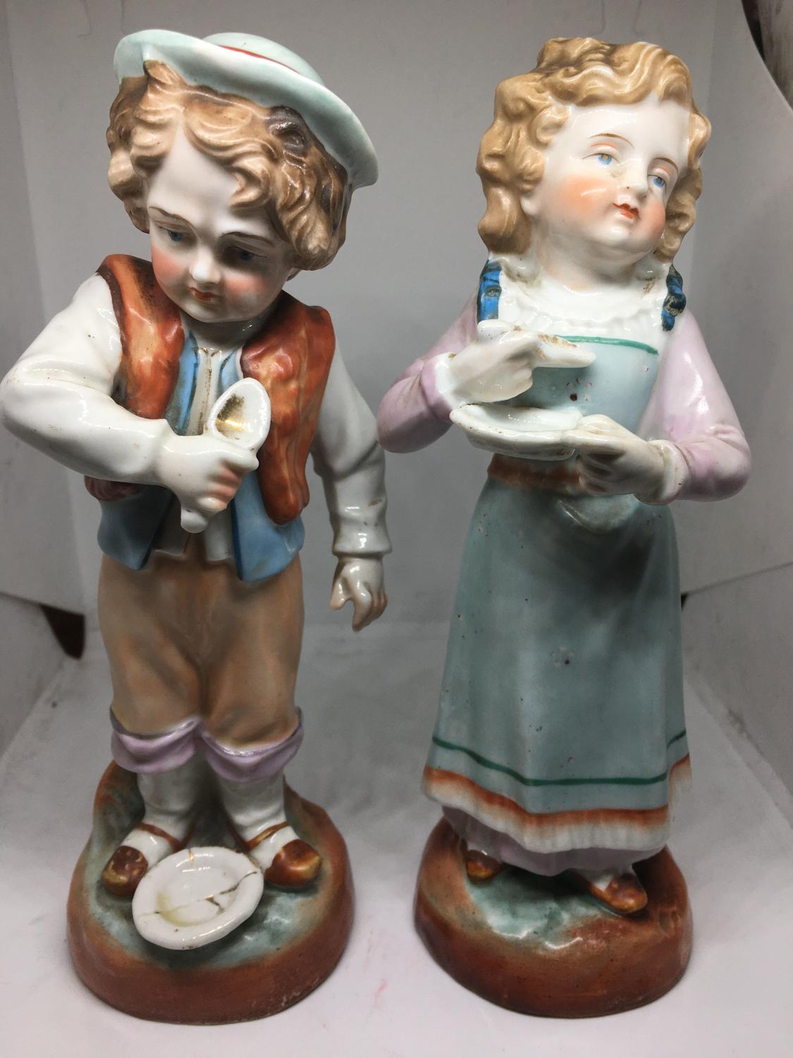 Pair Of German Porcelain Figures