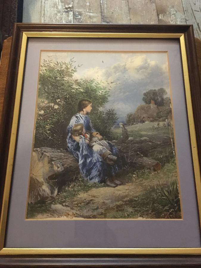 A Pair Of Framed Prints By Myles Birket Foster