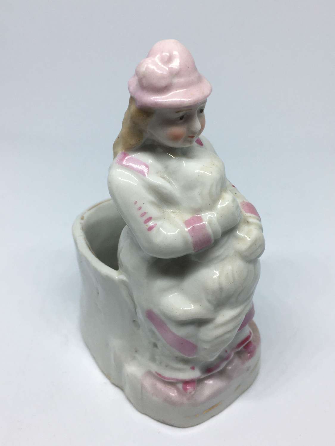 Porcelain Figurative Posy Holder