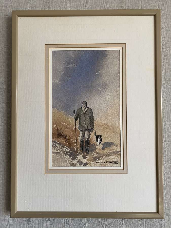 Framed Donald Crossley Watercolour