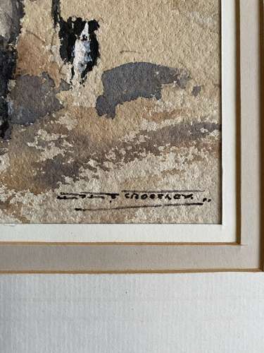 Framed Donald Crossley Watercolour