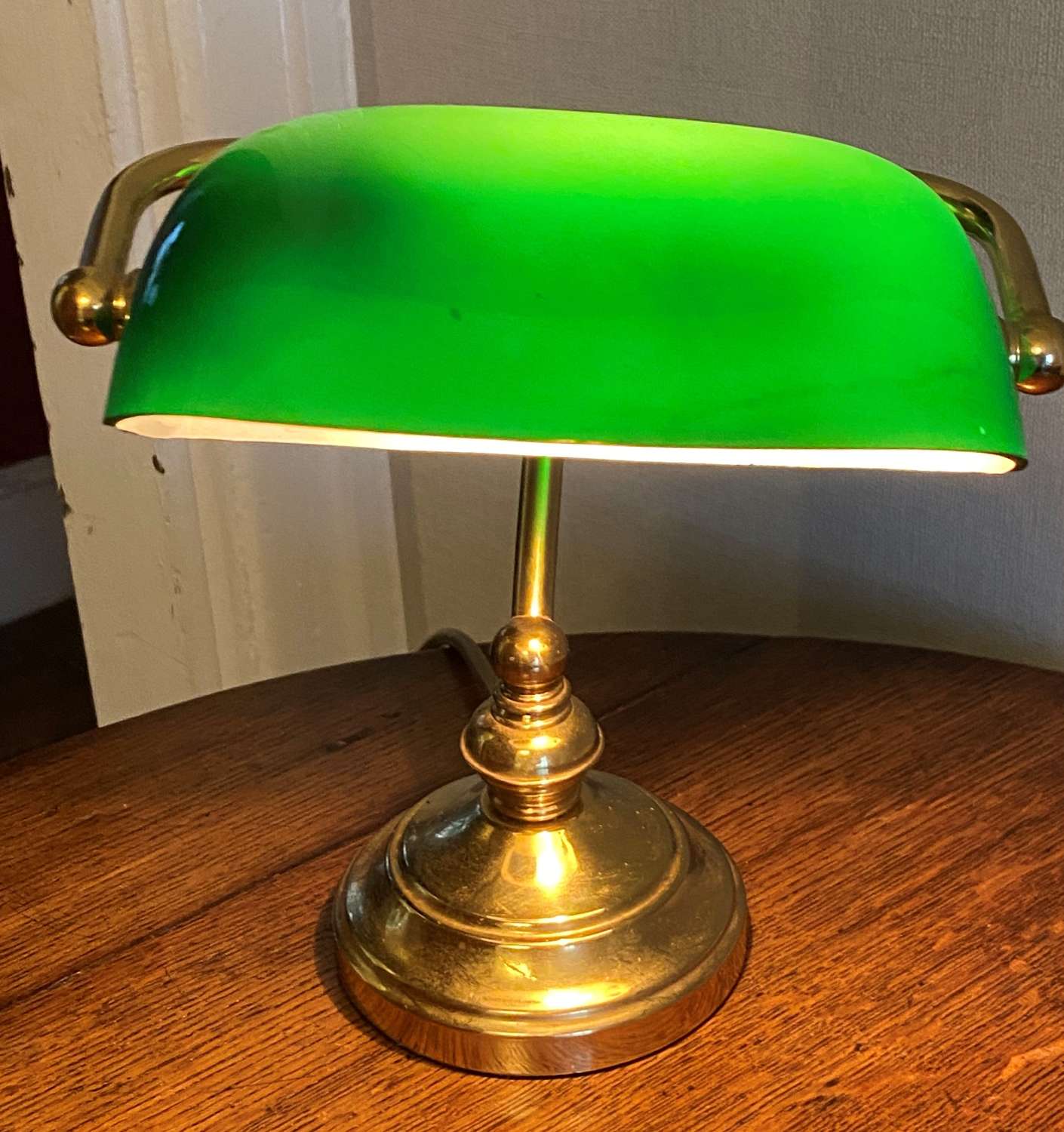 Small Banker's Style Desk Lamp