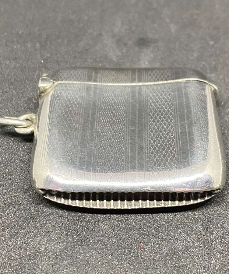 Solid Silver Vesta Case Birmingham 1929