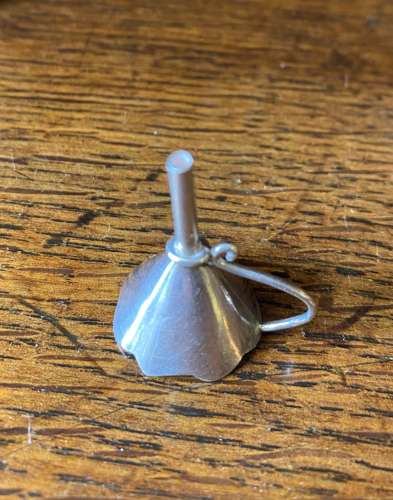Silver Perfume Bottle Funnel