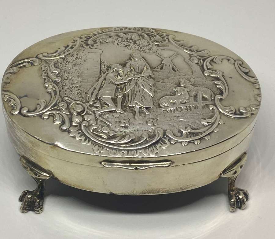 Solid Silver Jewellery Box William Comyns