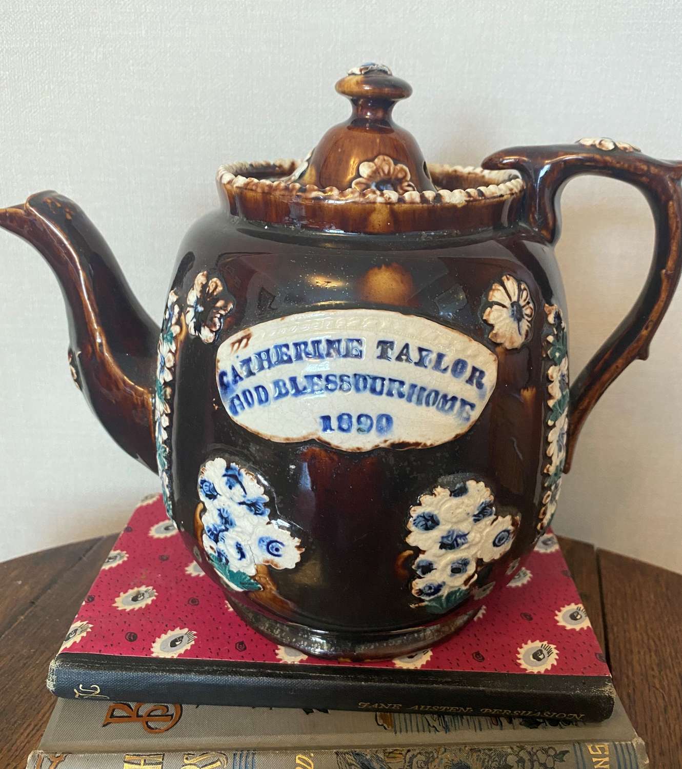 Antique Bargeware teapot