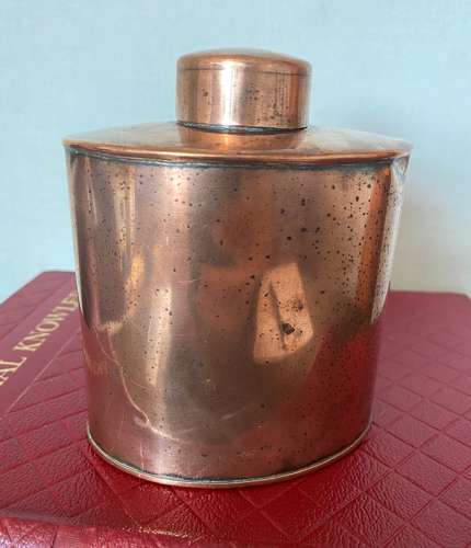 Copper Art Nouveau Tea Caddy By Joseph Shankey