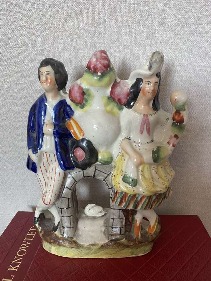 19th Century Staffordshire Courting Couple