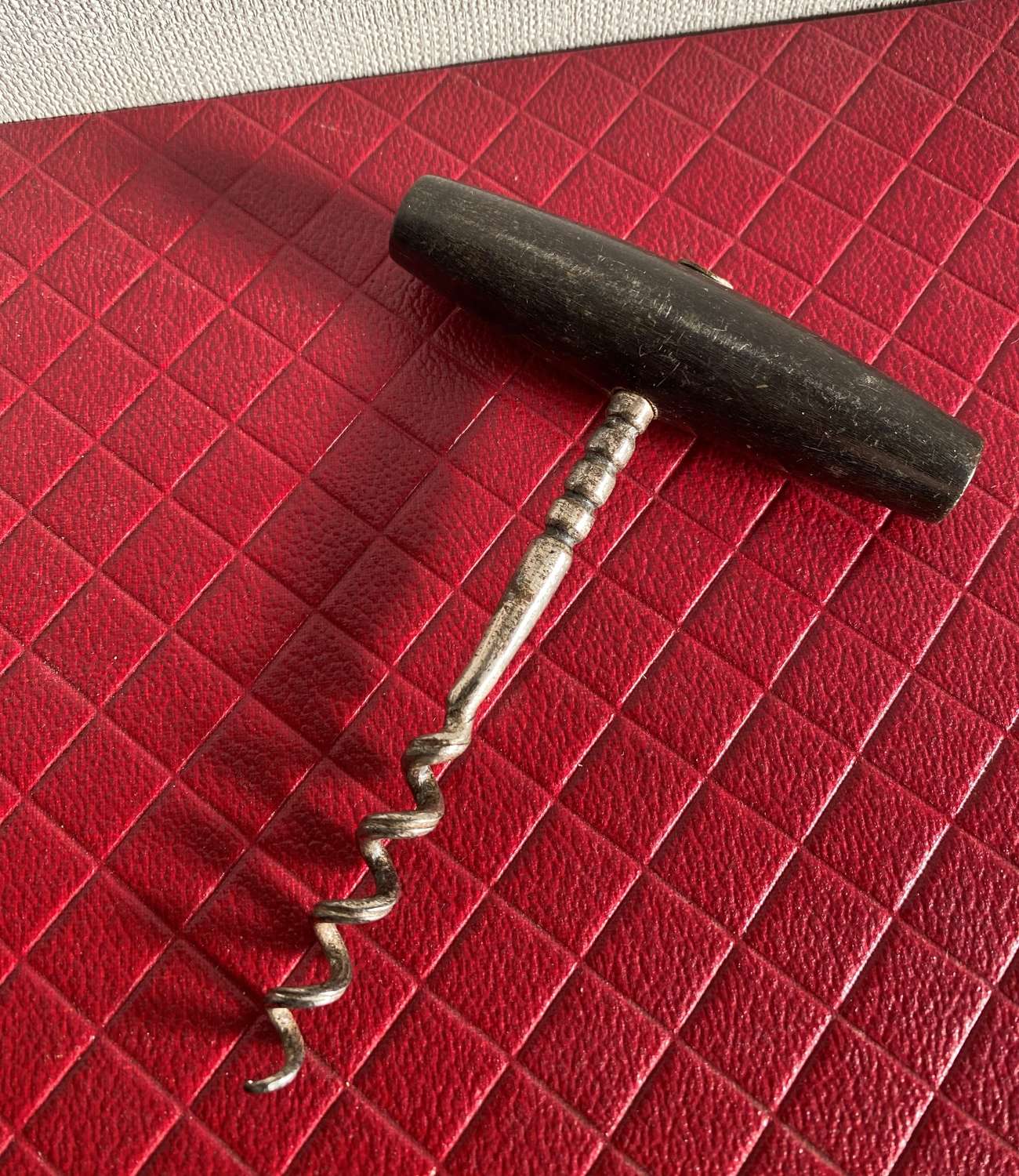 Victorian Corkscrew With Turned Ebonised Handle