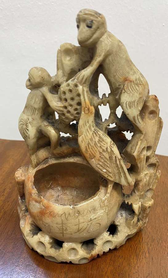 Chinese Carved Soapstone Figure