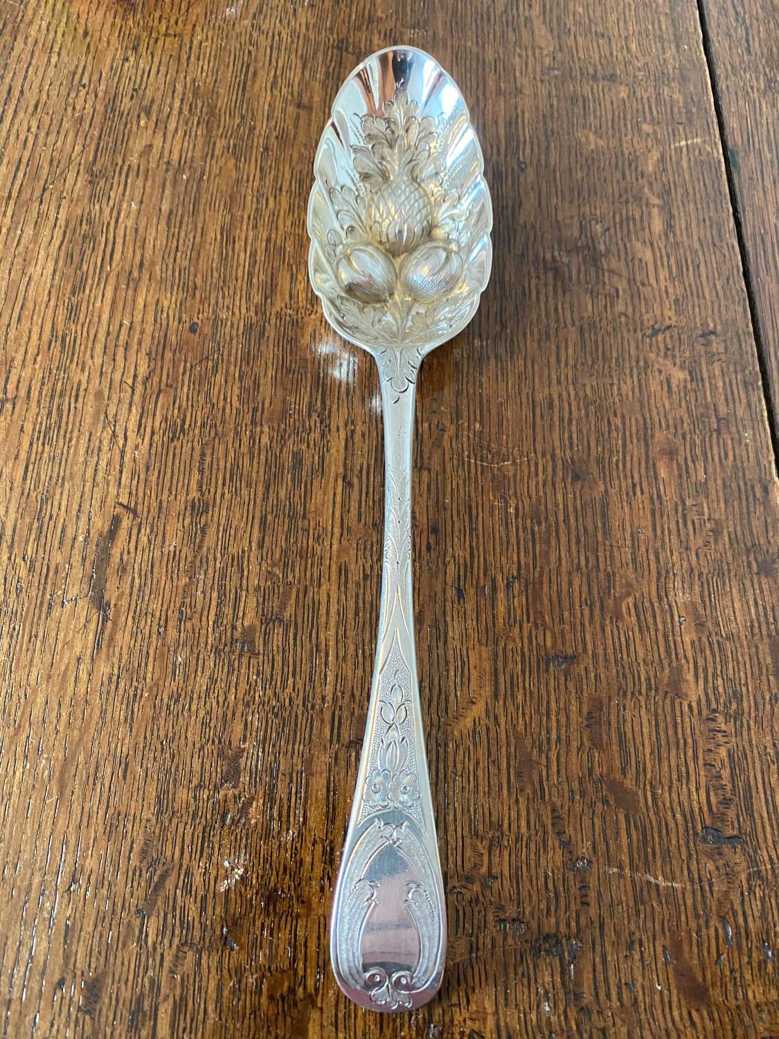 Georgian Silver Berry Spoon 1764