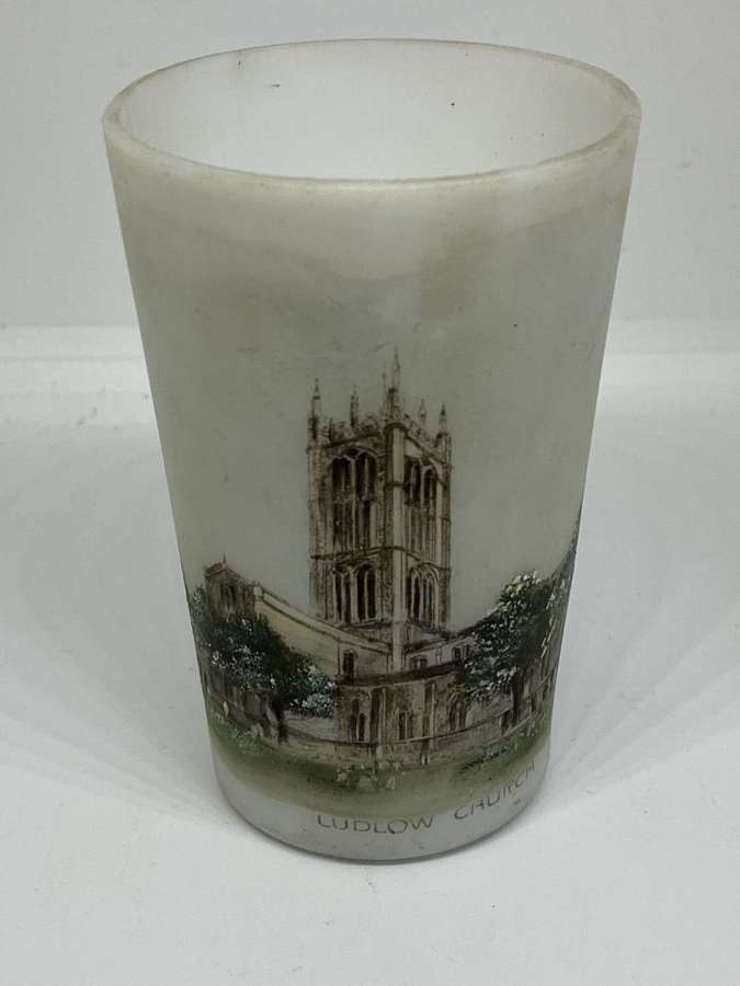Dolhian Wirth Opaque Glass Vase Ludlow Church