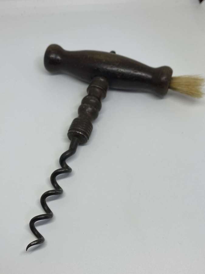 Victorian Corkscrew With Bottle Brush