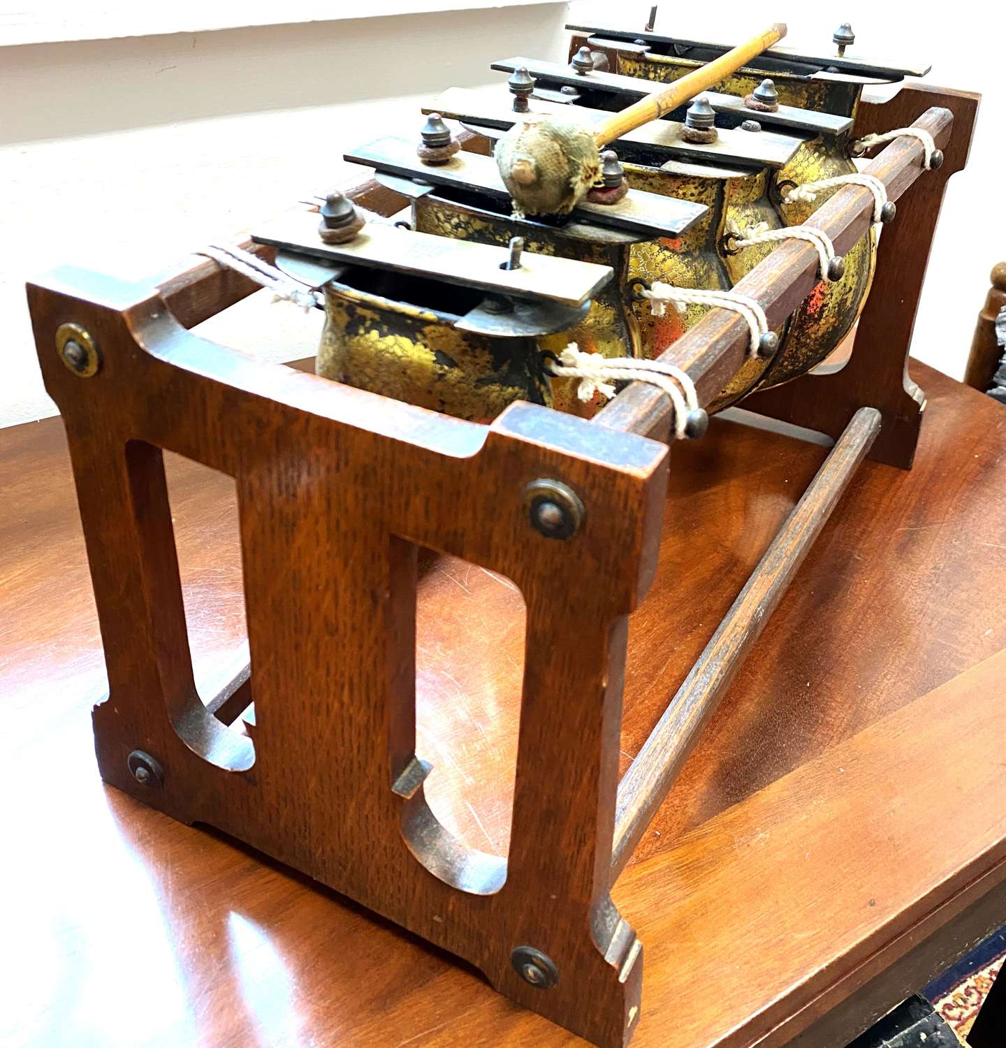 Late 19thC Idiophone Type Percussion Instrument