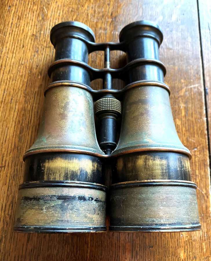 Negretti & Zambra Binoculars With Inscription.