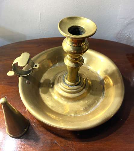 Georgian Brass Ejector Chamberstick