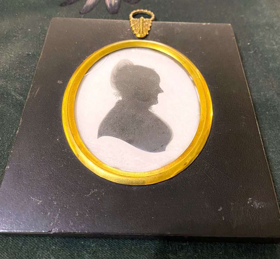 Victorian Framed Silhouette 1827