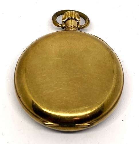 Gold Plater Open Faced Pocket Watch