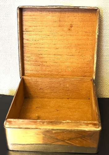 Victorian Silver Cigarette Box