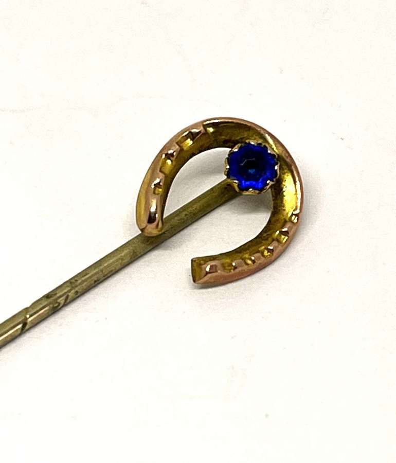 9ct Gold Horseshoe Stick Pin