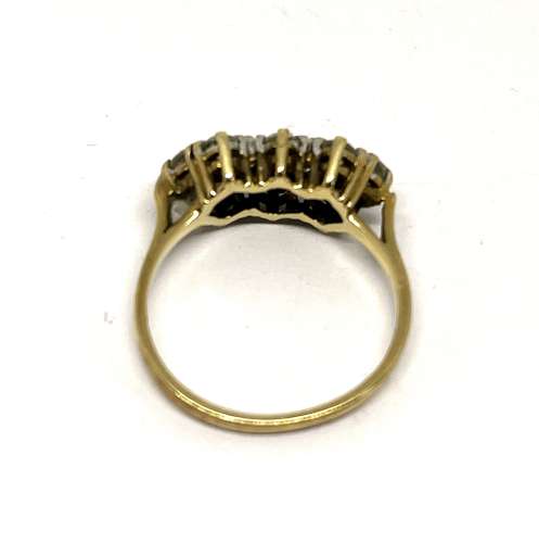9ct Gold Ring With Cubic Zirconia