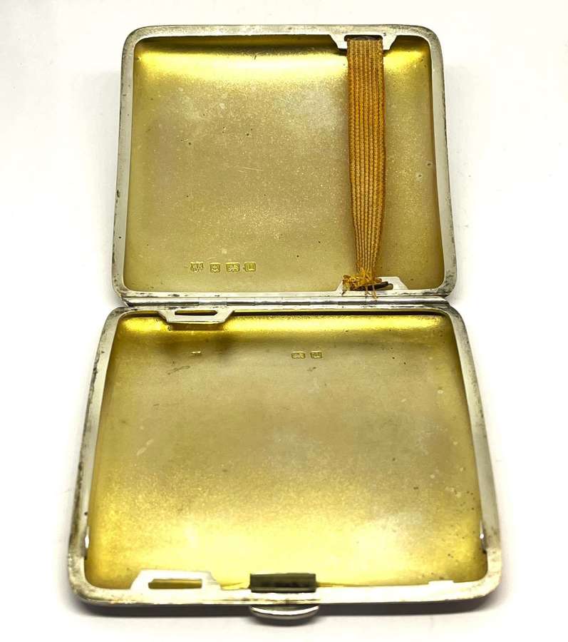 Solid Silver Cigarette Case