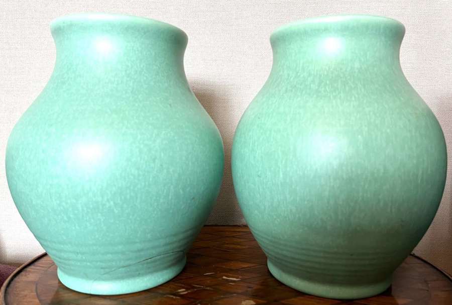 Large Pair Of Pilkington's Royal Lancastrian Vases