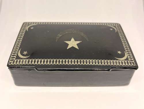 Large Papier Mache Table Snuff Box
