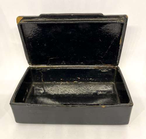 Large Papier Mache Table Snuff Box
