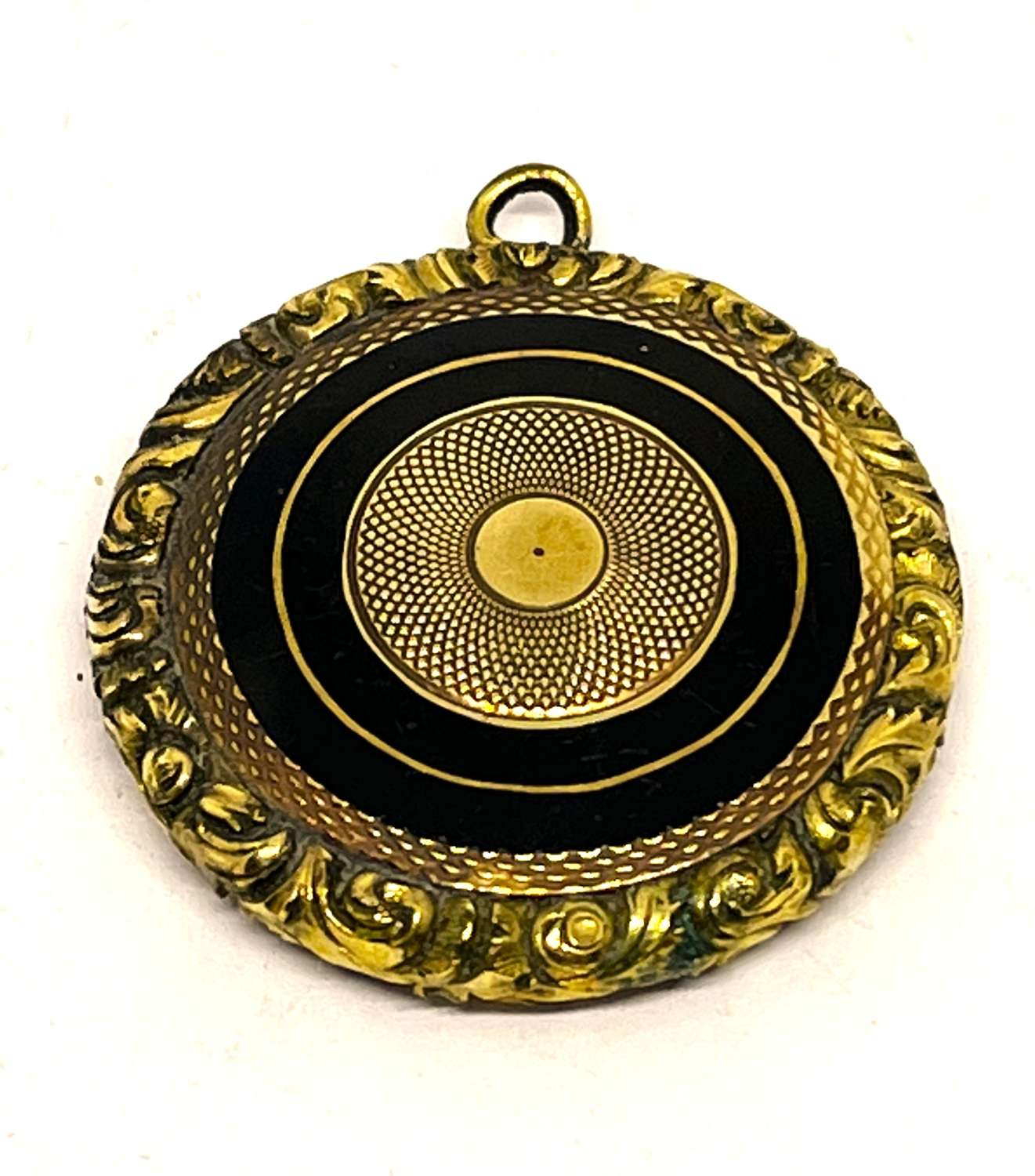 Victorian Mourning Pendant With Hair