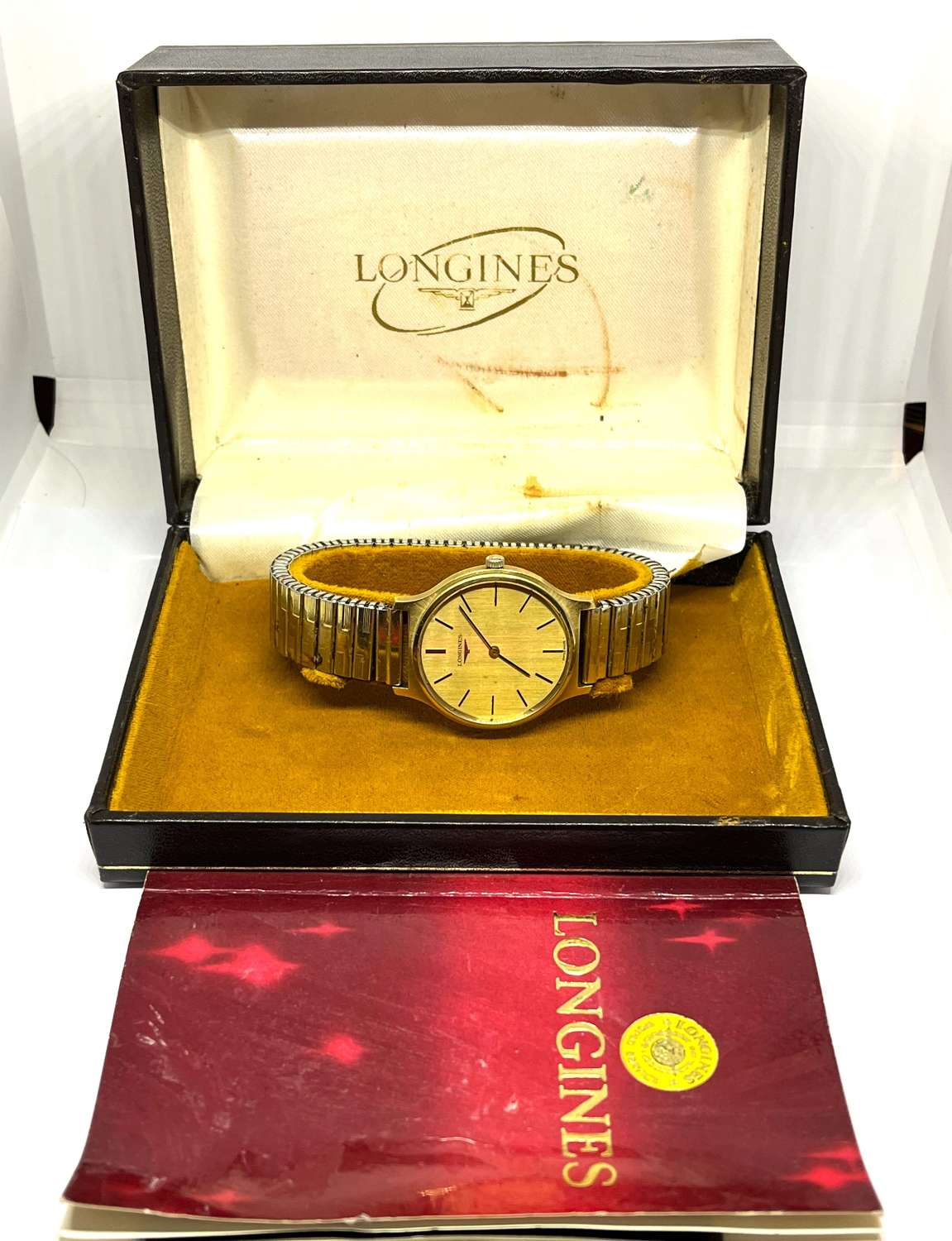 Longines Gold Tone Wrist Watch