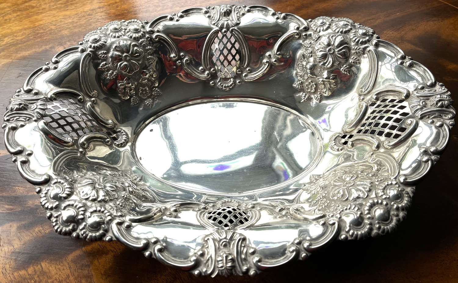 Large Silver Charles Horner Table Dish