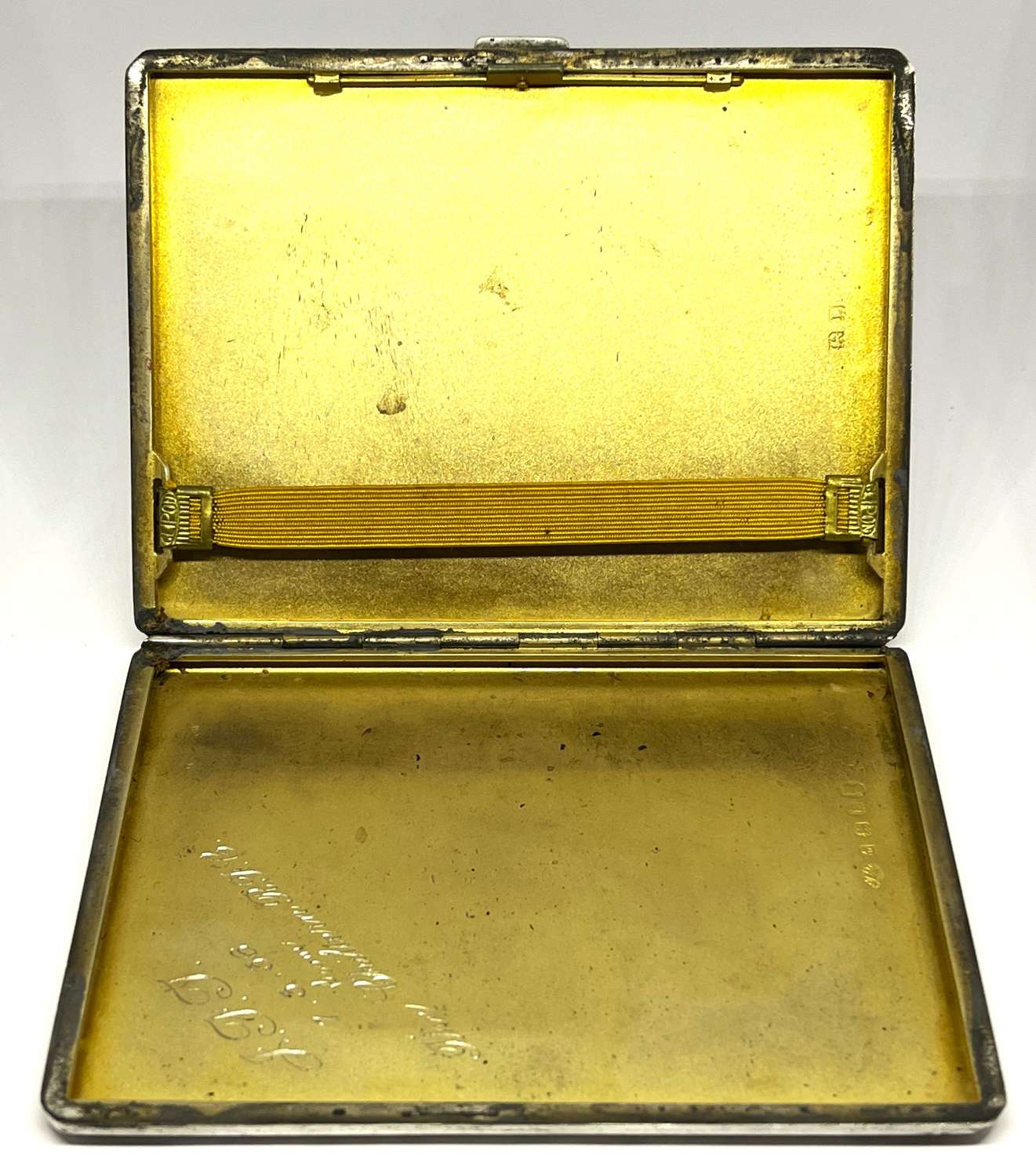 George V Silver Cigarette Case