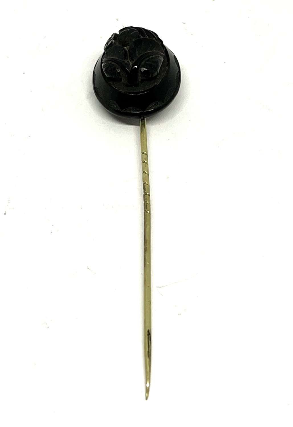 Victorian Jet  Stick Pin
