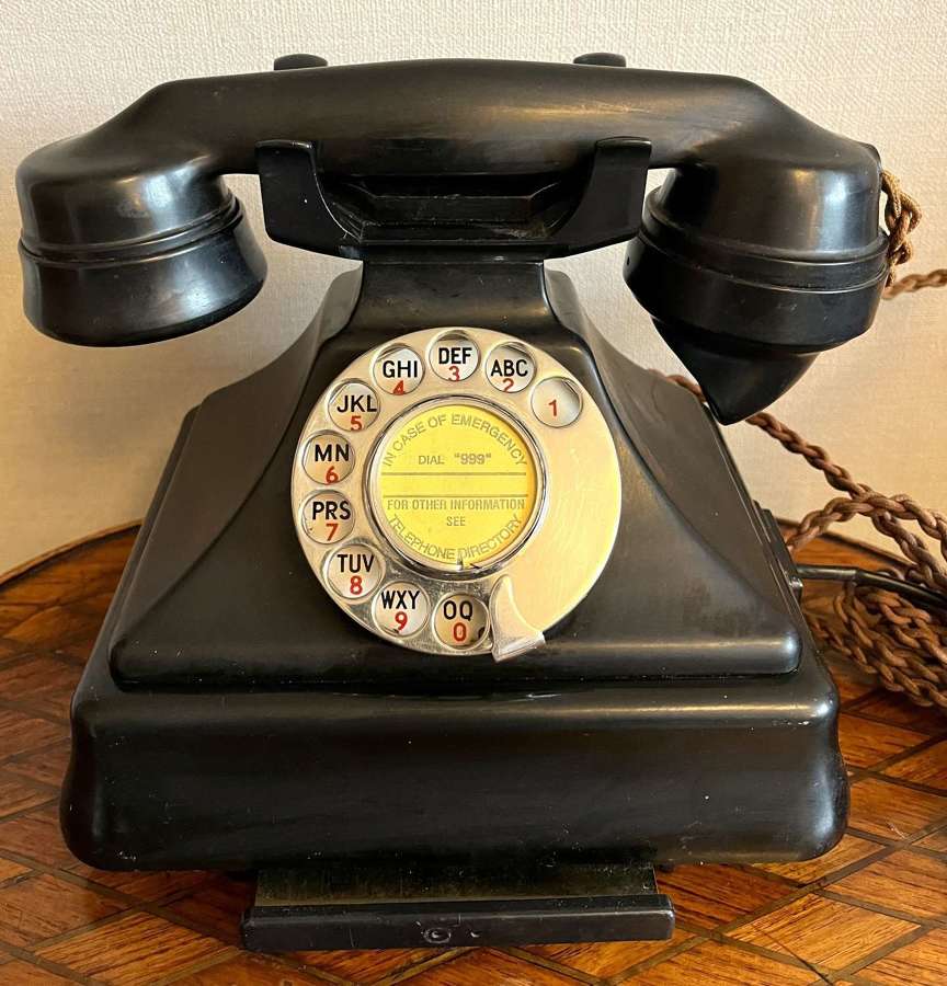 GPO 1930's Bakelite Fully Converted Telephone