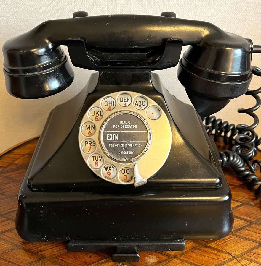 GPO 1930's Bakelite Fully Converted Telephone