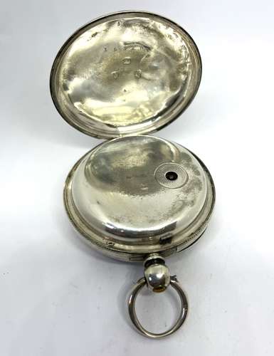 Silver 19th Century Open Face Pocket Watch
