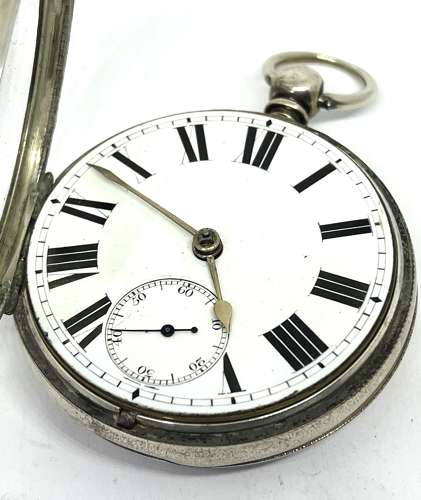Silver 19th Century Open Face Pocket Watch