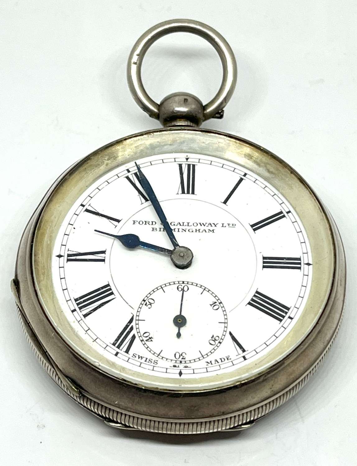 Ford & Galloway Silver Pocket Watch