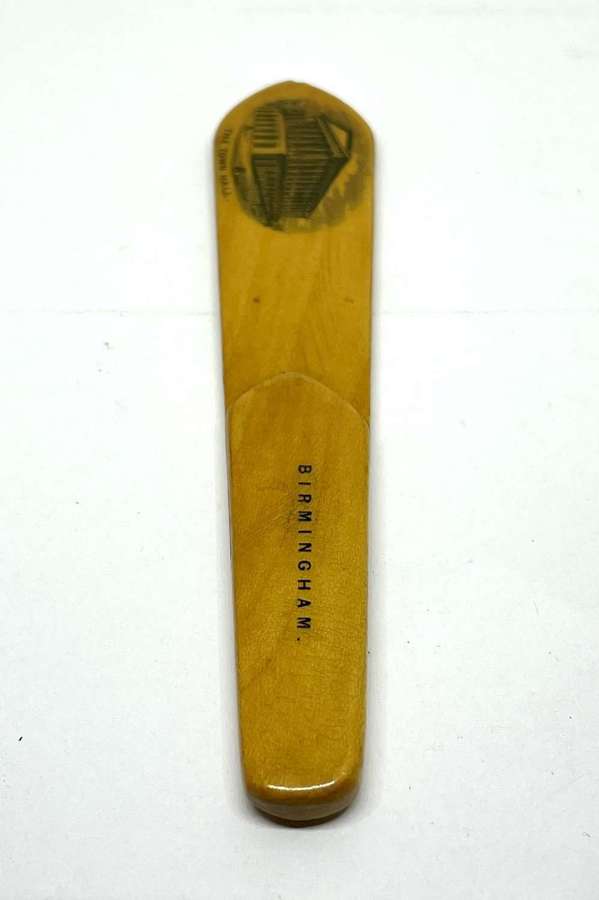 Mauchline Ware Paper Knife Bookmark