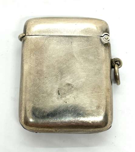 Antique Silver Vesta Case
