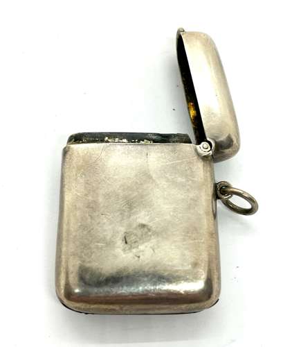 Antique Silver Vesta Case