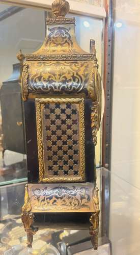 French Boulle Mantle Clock By Japy Freres