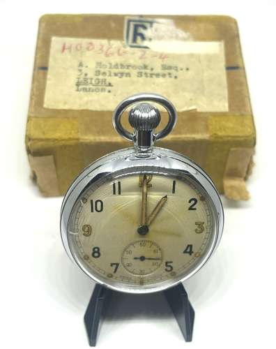 GSTP WW2 Pocket Watch With Original Army Box