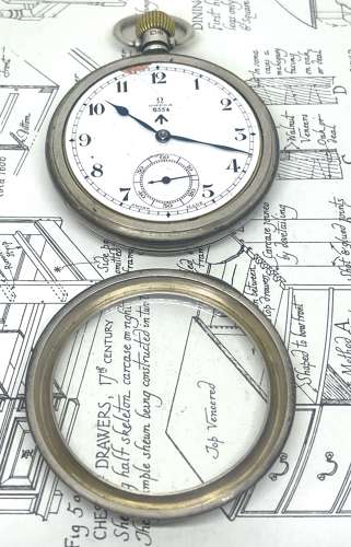 Omega Royal Navy 1933 Silver Cased HS3 Deck Watch