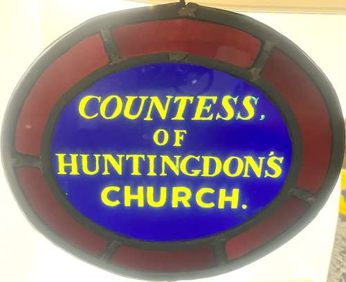 Stained Glass Methodist Chapel Panel