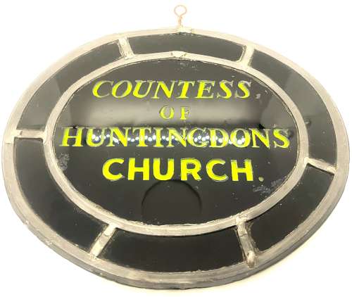 Stained Glass Methodist Chapel Panel