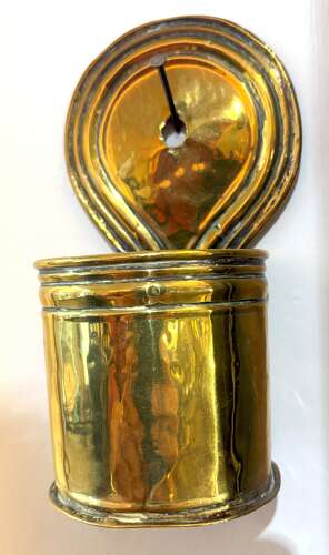 Victorian Brass Wall Pocket