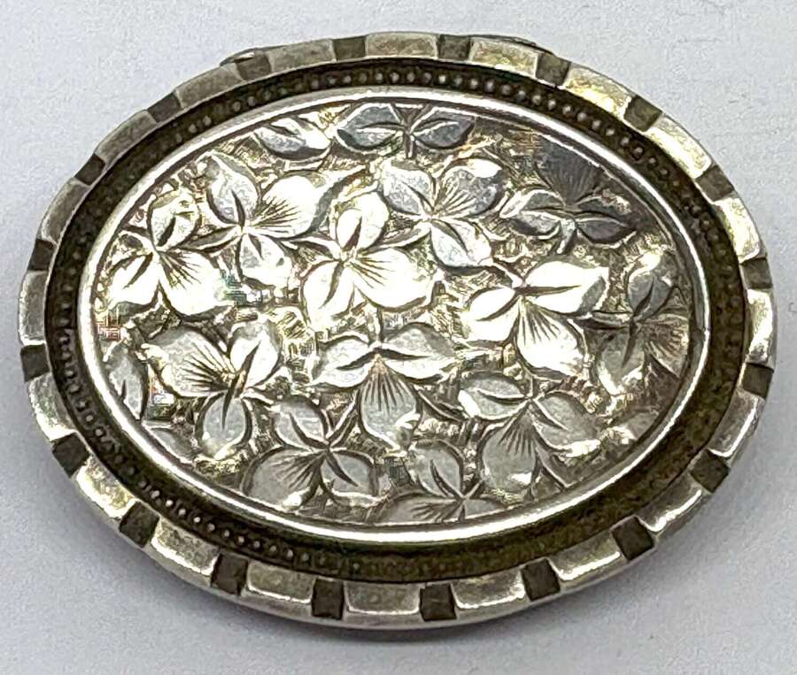 Solid Silver Brooch
