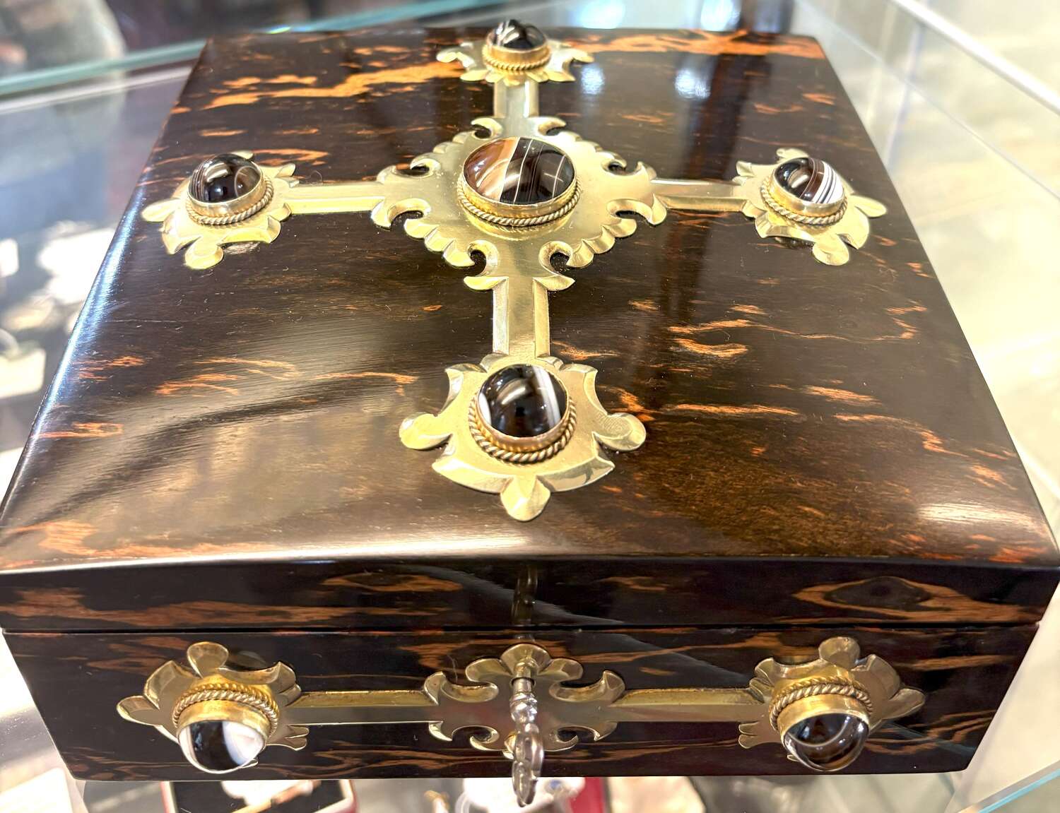 Coromandel & Agate Fitted Games Box